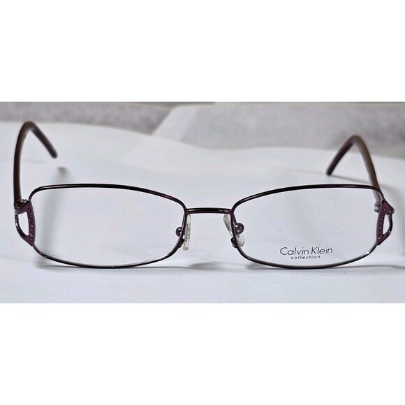 Calvin Klein Women's Eyeglass Frames 458 507 Red 54-16 135 Made Italy New - Picture 1 of 16